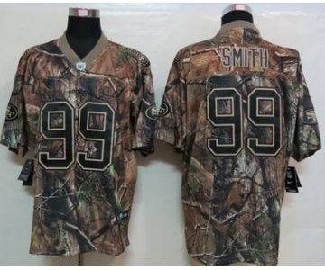 nike nfl jerseys san francisco 49ers #99 smith camo[Elite]