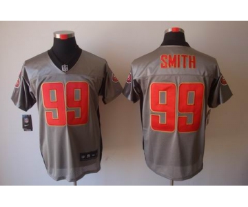 nike nfl jerseys san francisco 49ers #99 smith grey[Elite shadow]