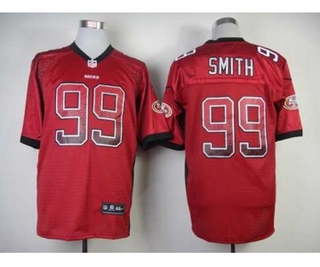 nike nfl jerseys san francisco 49ers #99 smith red[Elite drift fashion]