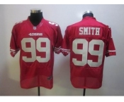 nike nfl jerseys san francisco 49ers #99 smith red[elite]