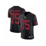 Men Nike San Francisco 49ers #75 Laken Tomlinson Black Vapor Untouchable Limited Player NFL Jersey