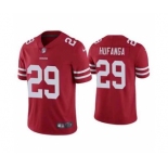 Men San Francisco 49ers #29 Talanoa Hufanga Red Vapor Limited Jersey