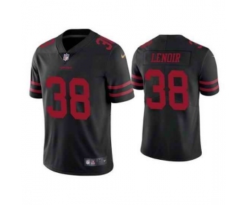 Men San Francisco 49ers #38 Deommodore Lenoir Black Vapor Untouchable Limited Jersey