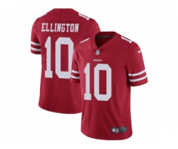 Men's Nike San Francisco 49ers #10 Bruce Ellington Vapor Untouchable Limited Red Team Color NFL Jersey