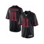 Men's Nike San Francisco 49ers #11 Marquise Goodwin Limited Black NFL Jersey