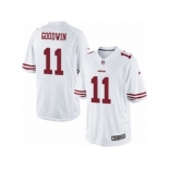 Men's Nike San Francisco 49ers #11 Marquise Goodwin Limited White NFL Jersey