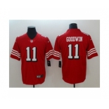 Men's Nike San Francisco 49ers #11 Marquise Goodwin Limited red Rush Vapor Untouchable NFL Jerseys