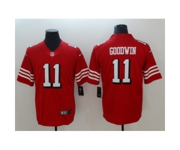 Men's Nike San Francisco 49ers #11 Marquise Goodwin Limited red Rush Vapor Untouchable NFL Jerseys