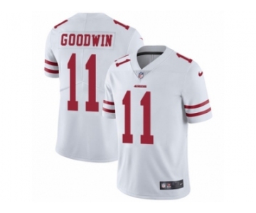 Men's Nike San Francisco 49ers #11 Marquise Goodwin Vapor Untouchable Limited White NFL Jersey