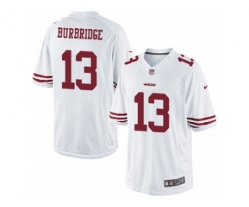 Men's Nike San Francisco 49ers #13 Aaron Burbridge Limited White NFL Jersey