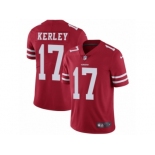 Men's Nike San Francisco 49ers #14 Jeremy Kerley Vapor Untouchable Limited Red Team Color NFL Jersey