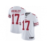 Men's Nike San Francisco 49ers #14 Jeremy Kerley Vapor Untouchable Limited White NFL Jersey