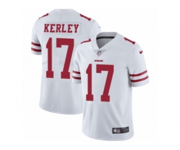 Men's Nike San Francisco 49ers #14 Jeremy Kerley Vapor Untouchable Limited White NFL Jersey