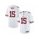 Men's Nike San Francisco 49ers #15 Josh Huff Limited White NFL Jersey