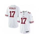 Men's Nike San Francisco 49ers #17 Jeremy Kerley Limited White NFL Jersey