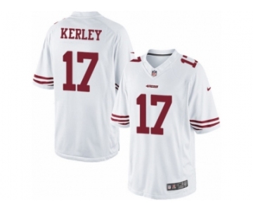 Men's Nike San Francisco 49ers #17 Jeremy Kerley Limited White NFL Jersey