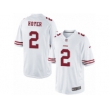 Men's Nike San Francisco 49ers #2 Brian Hoyer Limited White NFL Jersey