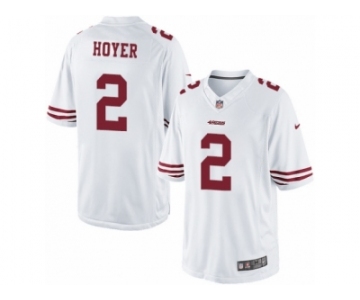 Men's Nike San Francisco 49ers #2 Brian Hoyer Limited White NFL Jersey