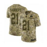 Men's Nike San Francisco 49ers #21 Deion Sanders Limited Camo 2018 Salute to Service NFL Jersey