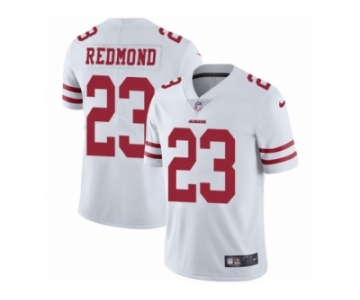 Men's Nike San Francisco 49ers #23 Will Redmond Vapor Untouchable Limited White NFL Jersey