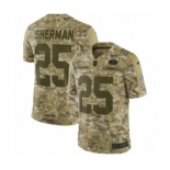 Men's Nike San Francisco 49ers #25 Richard Sherman Limited Camo 2018 Salute to Service NFL Jersey