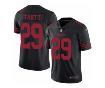 Men's Nike San Francisco 49ers #29 Jaquiski Tartt Limited Black Rush NFL Jersey