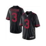 Men's Nike San Francisco 49ers #3 C. J. Beathard Limited Black NFL Jersey