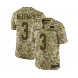 Men's Nike San Francisco 49ers #3 C. J. Beathard Limited Camo 2018 Salute to Service NFL Jersey