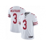 Men's Nike San Francisco 49ers #3 C. J. Beathard Vapor Untouchable Limited White NFL Jersey