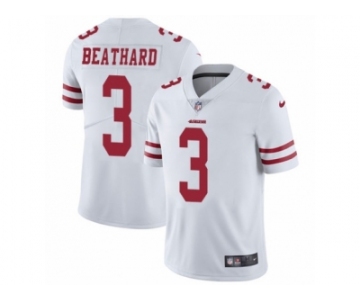 Men's Nike San Francisco 49ers #3 C. J. Beathard Vapor Untouchable Limited White NFL Jersey