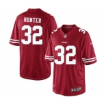 Men's Nike San Francisco 49ers #32 Kendall Hunter Limited Red Team Color NFL Jersey