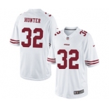 Men's Nike San Francisco 49ers #32 Kendall Hunter Limited White NFL Jersey