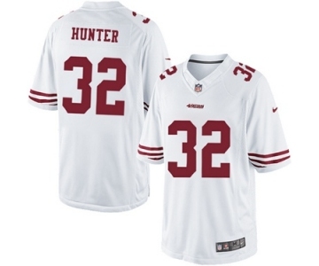 Men's Nike San Francisco 49ers #32 Kendall Hunter Limited White NFL Jersey