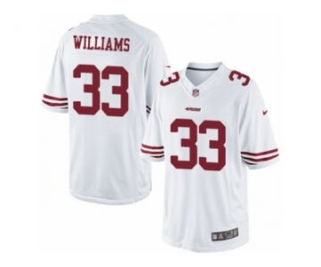 Men's Nike San Francisco 49ers #33 Joe Williams Limited White NFL Jersey