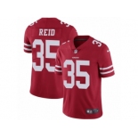 Men's Nike San Francisco 49ers #35 Eric Reid Vapor Untouchable Limited Red Team Color NFL Jersey