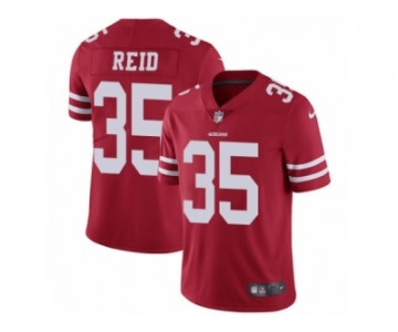 Men's Nike San Francisco 49ers #35 Eric Reid Vapor Untouchable Limited Red Team Color NFL Jersey