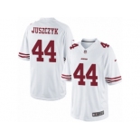 Men's Nike San Francisco 49ers #44 Kyle Juszczyk Limited White NFL Jersey