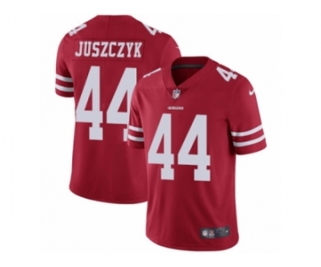 Men's Nike San Francisco 49ers #44 Kyle Juszczyk Vapor Untouchable Limited Red Team Color NFL Jersey