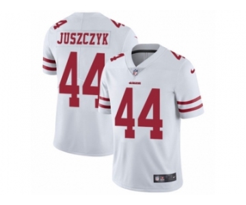 Men's Nike San Francisco 49ers #44 Kyle Juszczyk Vapor Untouchable Limited White NFL Jersey