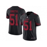 Men's Nike San Francisco 49ers #51 Malcolm Smith Limited Black Rush NFL Jersey