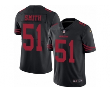 Men's Nike San Francisco 49ers #51 Malcolm Smith Limited Black Rush NFL Jersey