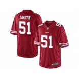 Men's Nike San Francisco 49ers #51 Malcolm Smith Limited Red Team Color NFL Jersey