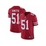 Men's Nike San Francisco 49ers #51 Malcolm Smith Vapor Untouchable Limited Red Team Color NFL Jersey