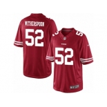 Men's Nike San Francisco 49ers #52 Ahkello Witherspoon Limited Red Team Color NFL Jersey