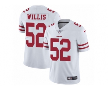 Men's Nike San Francisco 49ers #52 Patrick Willis Vapor Untouchable Limited White NFL Jersey