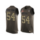 Men's Nike San Francisco 49ers #54 Ray-Ray Armstrong Limited Green Salute to Service Tank Top NFL Jersey