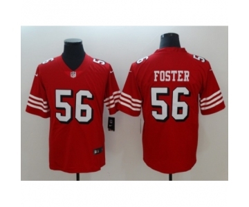 Men's Nike San Francisco 49ers #56 Reuben Foster Limited red Rush Vapor Untouchable NFL Jerseys