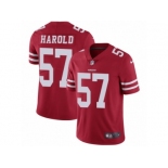 Men's Nike San Francisco 49ers #57 Eli Harold Vapor Untouchable Limited Red Team Color NFL Jersey