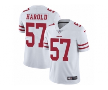 Men's Nike San Francisco 49ers #57 Eli Harold Vapor Untouchable Limited White NFL Jersey