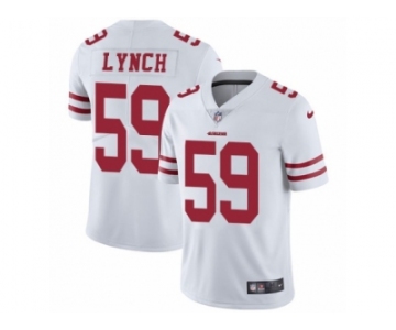 Men's Nike San Francisco 49ers #59 Aaron Lynch Vapor Untouchable Limited White NFL Jersey